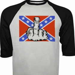 Rebel (Confederate) F-You baseball shirt